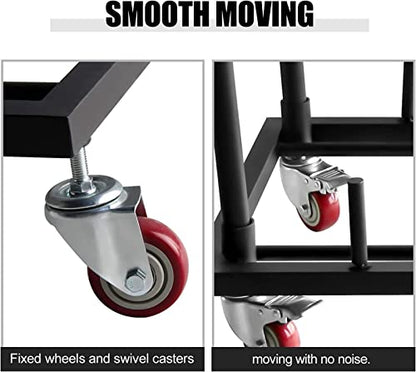 Drywall Cart, Drywall Sheet Carts, Heavy Duty Plasterboard Trolley W/Four 5" Wheels, Service Dollies for Handling Sheetrock Sheet Panel,39.4x20.3x40.9 - color: 39.4x20.3x40.9"