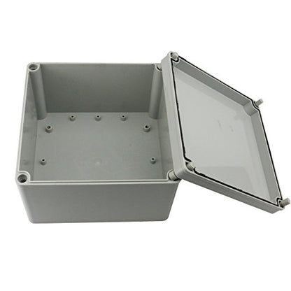 Ogrmar Plastic Dustproof IP65 Junction Box DIY Case Enclosure 8x8x5.2 - size: 8" x 8" x 5.2"