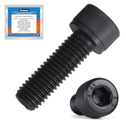 M3 x 10mm Hex Socket Cap Head Screws Bolts, 200pcs Grade12.9 Machine Screws - size: M3x10mm