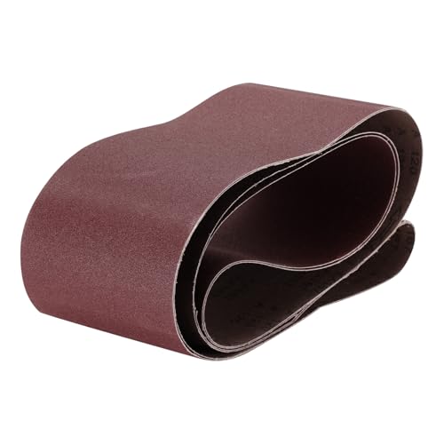 uxcell 2pcs 6" x 89" Sanding Belts 120 Grits Aluminum Oxide - size: 120 Grits