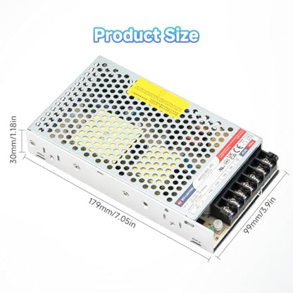 BTF-LIGHTING Power Supply DC5V 150W UL Recognized Component for LED Strip - size: 5V150W