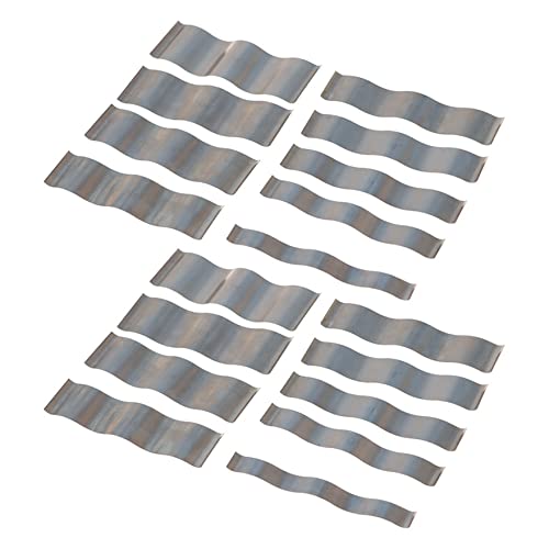 waltyotur 1/8 Inch Steel Wavy Parallel Set Accuracy 0.0002 Inch for Layout Work, Standard and Setup 9 Pairs - size: 1/8 in