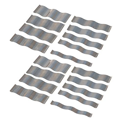waltyotur 1/8 Inch Steel Wavy Parallel Set Accuracy 0.0002 Inch for Layout Work, Standard and Setup 9 Pairs - size: 1/8 in