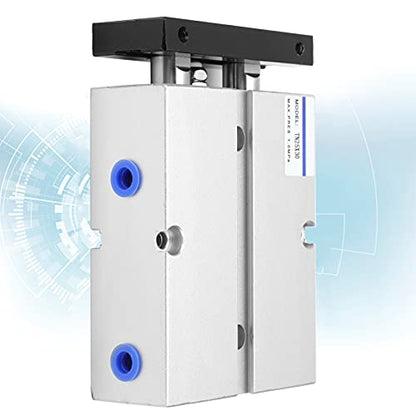 30mm Air Cylinder TN25 Dual Shaft Rod Double Acting Pneumatic Air Cylinder Bore 25mm/1in 0.1-0.9MPa Maximum Stroke 200mm Pneumatic Cylinder Cylinder - size: 30mm