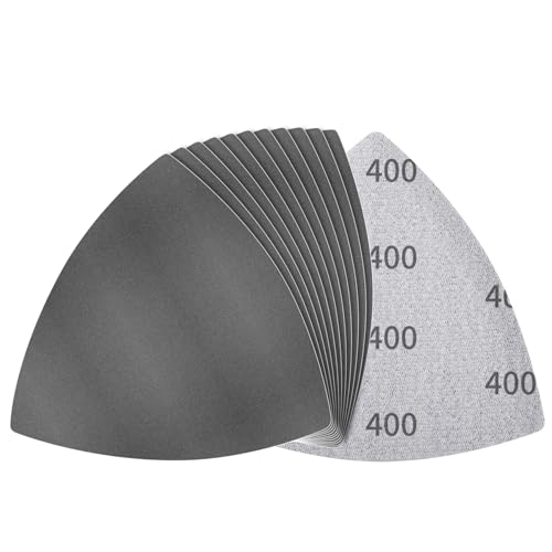 12 Pcs Detail Sander Sandpaper, 400 Grit Triangular Sandpapers - size: 400 Grit