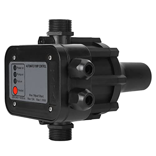 Oumefar Automatic Pressure Controller 220V IP65 10A 10Bar, Electronic Pressure Switch with Dry Run Protection for Self Priming Jet Garden Pump