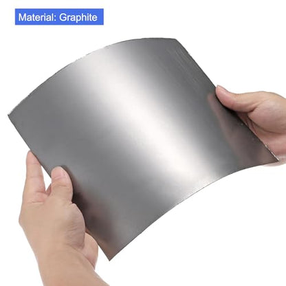 PATIKIL Flexible Graphite Foil Graphite Gasket Sheet 250x200x0.5mm - size: 250x200x0.5mm