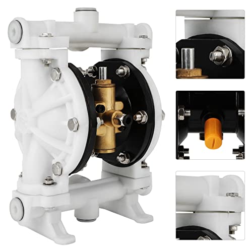 AODD Pump 1/2 Inch, 12 GPM Air Operated Diaphragm Pump Industrial Transfer