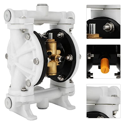 AODD Pump 1/2 Inch, 12 GPM Air Operated Diaphragm Pump Industrial Transfer