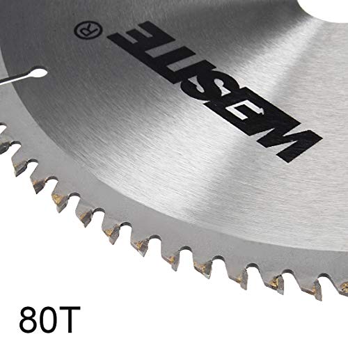 uxcell 9" Circular Saw Blade, 80T 3/4" Arbor, Wood Tungsten Carbide Tipped (TCT) Slitting Saw