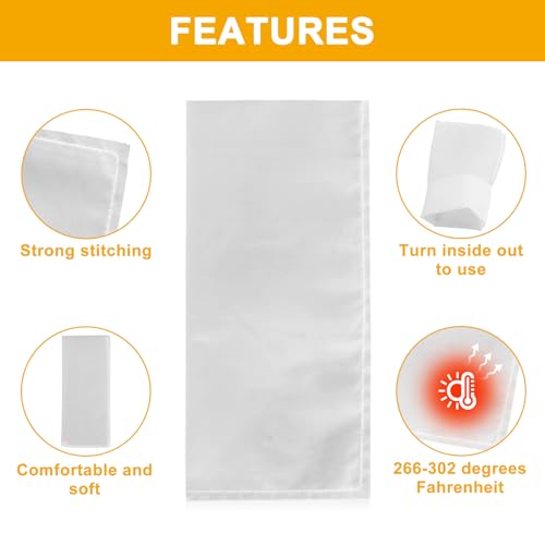 CARGEN 2 x 4.5 Inch Nylon Mesh Tea Filter Bags 50 Count 25 Micron - size: 50PCS-25M
