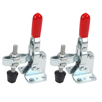 Utoolmart Hand Tool Vertical Toggle Clamp GH-101-A Quick Release Clamp 50kg Holding Capacity Adjustable Toggle Clamp 5 Pcs - size: GH-101-A 5pcs