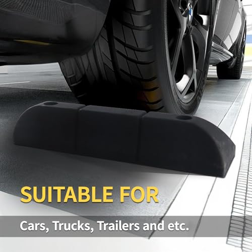 Rubber Parking Stopper for Garage 1 Pack - size: 3.3“H 1pcs