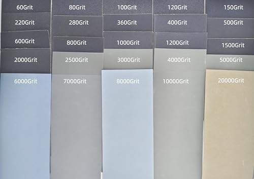 Sandpaper 60-20000 Grit 25Pcs Wet Dry Kit
