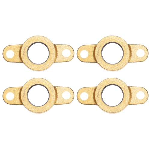 uxcell 4Pcs TF12.7 Pillow Block Bearings 12.7mm Bore,Copper Housing,ABEC 3 - size: TF12.7(12.7mm Shaft)