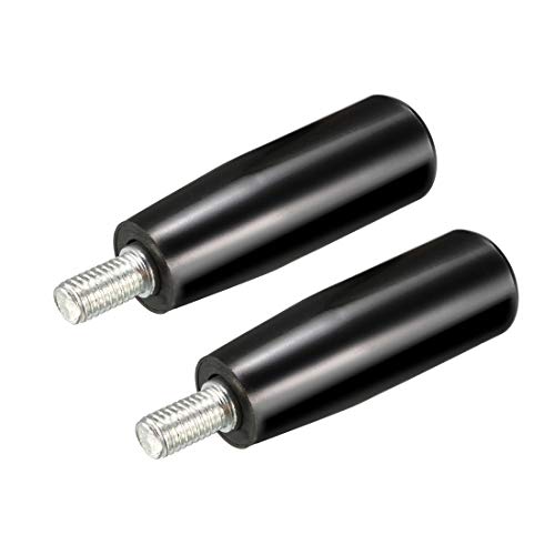 uxcell 2Pcs Revolving Handwheel Machine Handle M8x61mm Male Threaded Stem - size: M8 x 61mm