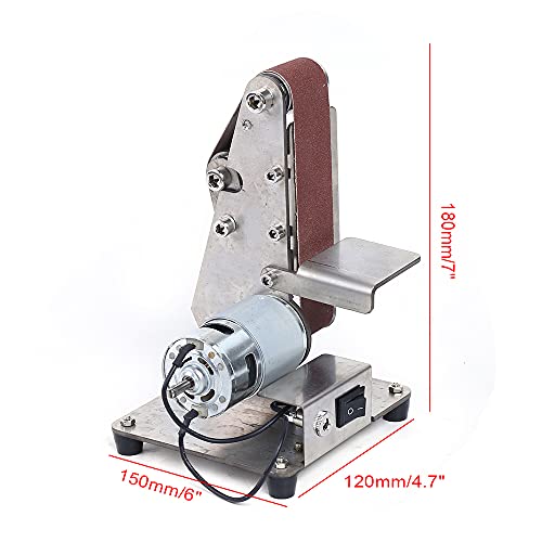 Mini 775 Motor Polishing Grinding Tool 100W Electric Grinder Sander Tool Auto Body Tools 9000 RPM Belt Sander for Metal Working Wood Metal Stone and Scissors Sanding - color: 100w| 9000rpm(775)