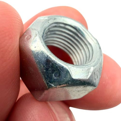 1/2"-20 Grade C All-Metal Top Lock Nuts (4 Pack) – Heavy Duty Clear Zinc Fine Thread Locking Fasteners, High Temperature & Vibration Resistant Steel - size: All-Metal Top Lock Nut Clear Zinc – 4 Pack