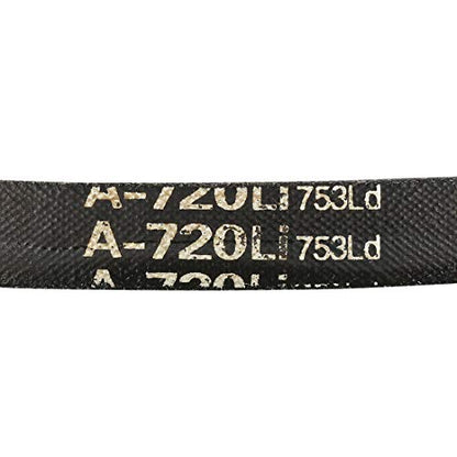 uxcell A753 V-Belts 753mm Pitch Girth 13mm Top Width 8mm Thickness A-Section Rubber Drive Transmission Belt - size: 720mm