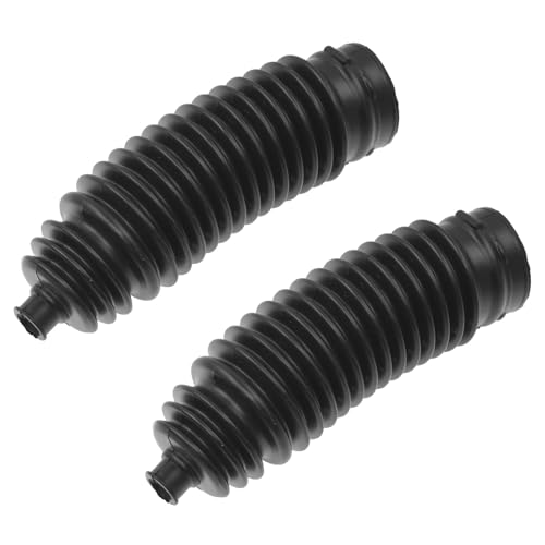 TRQ Steering Gear Rack & Pinion Inner Tie Rod Bellow Boot Pair