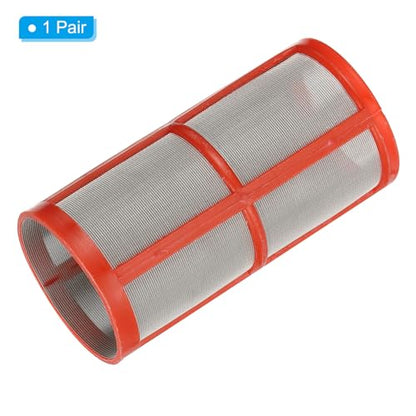 PATIKIL 200 Mesh in-Line Strainer Replacement, 1 Pair Stainless Steel Filter Screen Accessories for Garden Hose Water Pump Pressure Washer