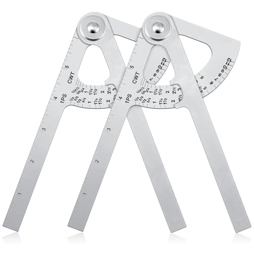 Moxweyeni 2 Pack Pipe Caliper 7 Inch Stainless Steel Pipe Measuring Tool