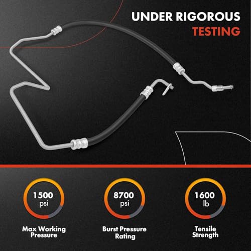 A-Premium Power Steering Pressure Hose Line Assembly Compatible with BMW