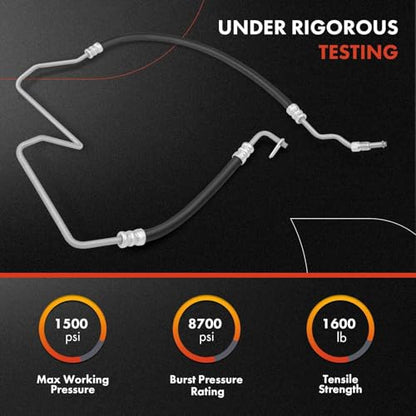 A-Premium Power Steering Pressure Hose Line Assembly Compatible with BMW