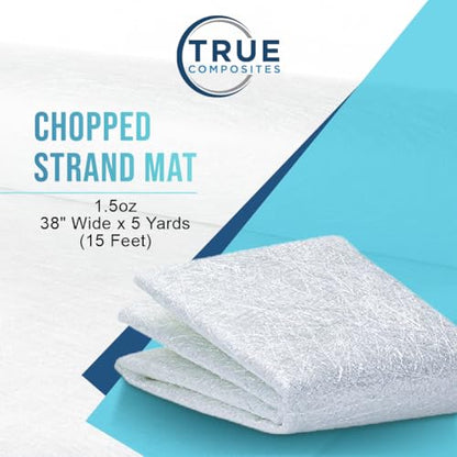 Fiberglass Chopped Strand Mat, 1.5 oz 38" x 5 Yards