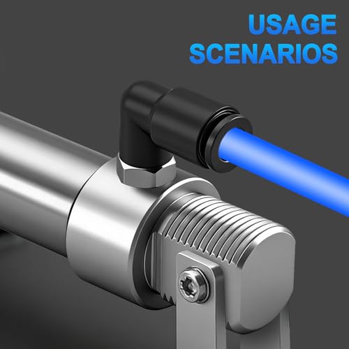 Heschen Stainless Steel Mini Pneumatic Air Cylinder MA 25×50 Bore 25mm Stroke 50mm Single Rod Double Acting
