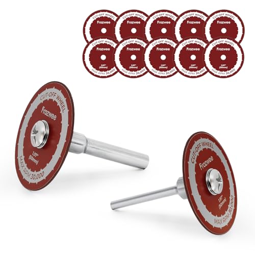 10PCS 1.97" Cut-Off Wheels for Drill,2 Shanks(1/4"+1/8" Mandrel) - style: 1.97"10Pcs