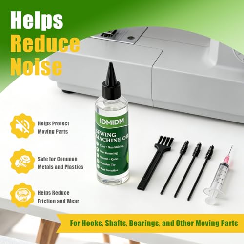 Sewing Machine Oil and Cleaning Kit, 4 Fl Oz (118 ml)