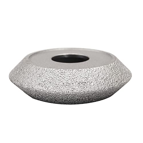 SHDIATOOL Diamond Hand Profile Wheel Height 20mm Convex Curve Edge Grinding Disc Grooving for Stone Marble Granite Rock 3 - inch - size: 20mm Height v shape