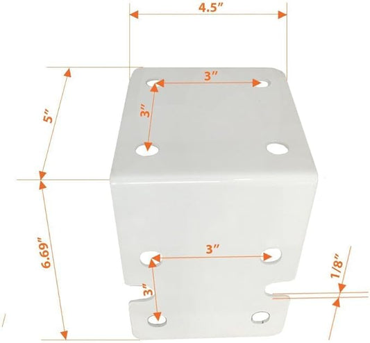 CFS - Whole House Mounting Bracket for 10" and 20" Water Filter Housing - size: 1 Pack, 3 in hole spacing
