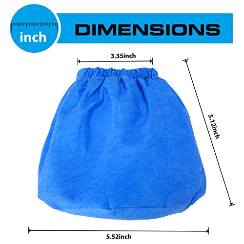 EAGLEGGO VRC2 Cloth Filter Bag 1.5 to 3.2 Gallon - 3 Pack