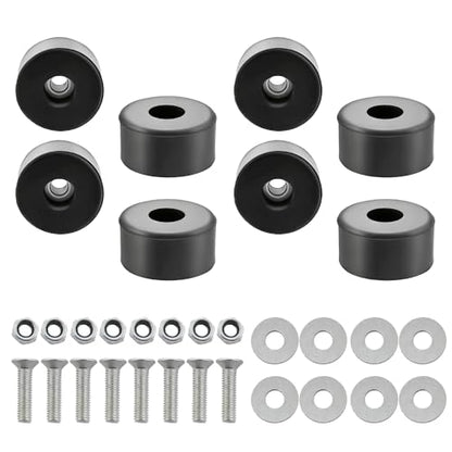 192310GS Anti Vibration Rubber Feet, 8 Pack Anti Vibration Heavy Duty Rubber Foot for Air Compressors, Generators Pressure Washers Isolation Pads Compatible with 094-0026 E106661 D091007, with Screw