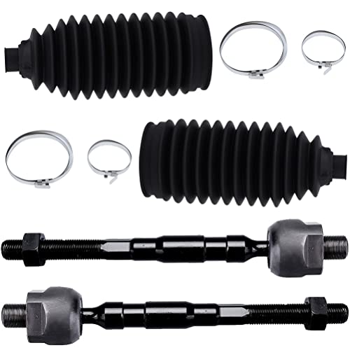 4PCS Tie Rod End,Steering Rack Boot Suspension Kit,Fit For Nissan
