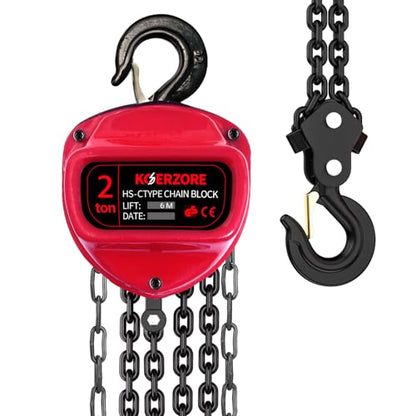 2 Ton Hand Chain Hoist for Engine Lift, Warehouses, Automotive - size: 2Ton 20FT