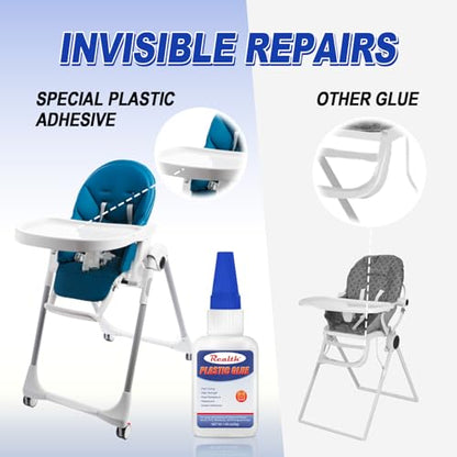 Super Glue for Plastic 30g, Fast Drying, with Anti-Clog Cap - size: 30g, style: Plastic Glue