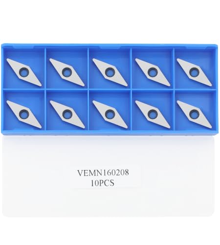 Diamond Carbide Insert Replacement Cutter for Woodturning, 10 X 28- Dia4.3mm with Round Point Indexable Carbide Cutter fits for DIY Woodworking Wood Turning Hollower Tools, Ci4, 10pcs