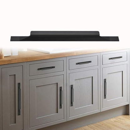 Kitchen Cabinet Pulls - Black Cabinet Handles - 5 Pack Long Cabinet Hardware for Drawers Dresser Furniture Pulls (11.34 inches Hole Center -15.74 inches Length) - size: 11.34 inches Hole Center -15.74 inches Length