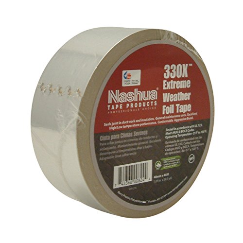 Nashua-652064B Aluminum Extreme Weather Foil Tape, 3.5 mil Thick, 46m Length, 72 mm Width