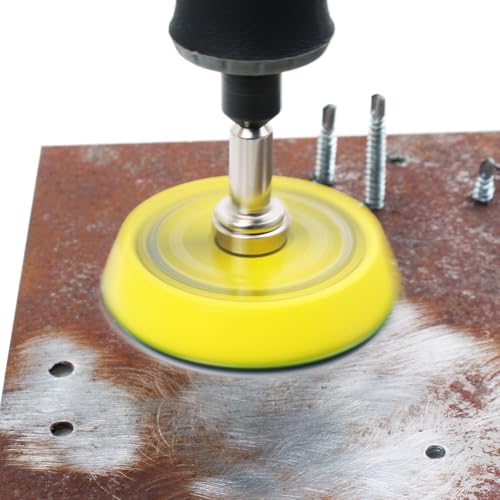 100PCS 2-Inch Sanding Discs Kit with Polishing Pads & Backing Plate – 40 to 400 Grit Sandpaper Set for Drill, Grinder & Rotary Tools