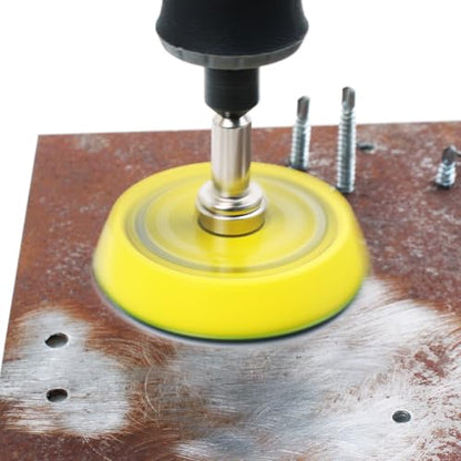 100PCS 2-Inch Sanding Discs Kit with Polishing Pads & Backing Plate – 40 to 400 Grit Sandpaper Set for Drill, Grinder & Rotary Tools