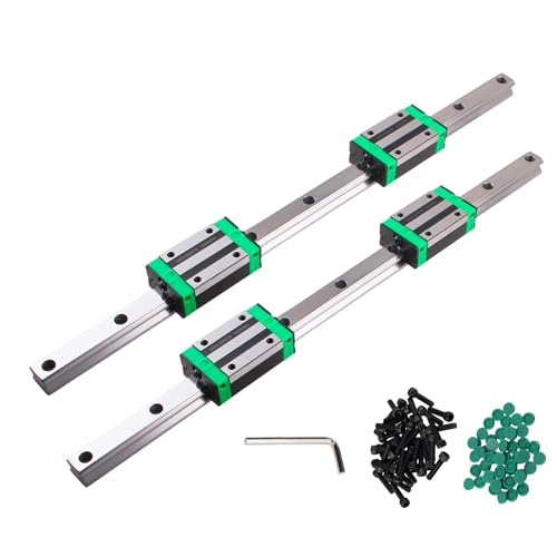 Linear Guide Rail kit 2Pcs HGR20-900mm Linear Slide Rails with HGH20CA Carriage Bearing Block Linear Guideway Rail High Precision Low Noise CNC Parts for Machine and DIY Craft - size: 900mm, style: HGR20