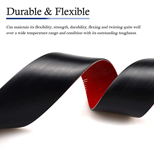 LSGCQ Neoprene Rubber Strips with Adhesive Backing Rubber Sheets - size: 2” Wide x 1/16" Thick x 40' Long