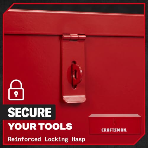 30" Craftsman Utility Box in Red - color: Red