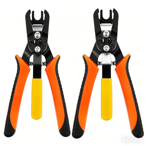 Air Line Removal Tool Pliers, Push to Connect Fittings Disconnect Tool for Air Hose, Quick Connect Pneumatic Fitting Release Plier for Automotive & Industrial Use (1/4" 5/16" & 3/8" 1/2") - color: 1/4" 5/16" & 3/8" 1/2"