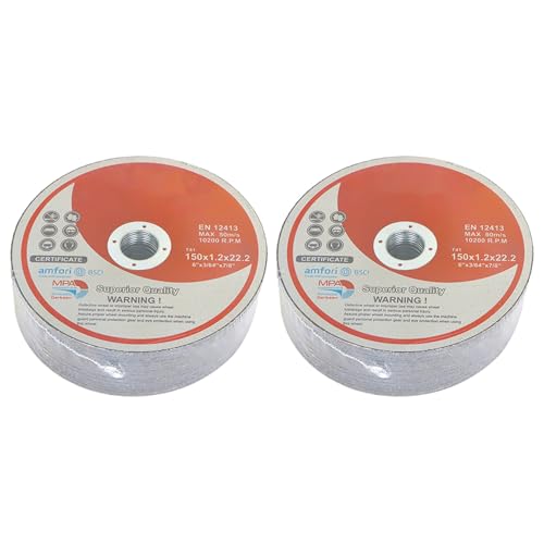 Cut Off Wheels 50 Pack, 6x0.045x7/8 inch Cutting Discs - style: 6"x0.045"x7/8" 50pcs