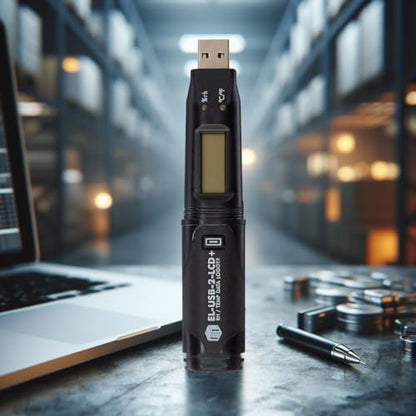 Lascar Electronics EL-USB-2-LCD+ High Accuracy Humidity Temperature and Dew Point Data Logger with LCD